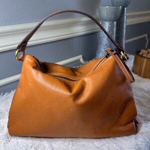 Parker Thatch Daily Bag in British Tan soft slouchy hobo bag